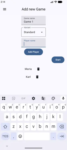 Screenshot 1 of Phase10Counter