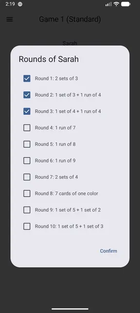 Screenshot 3 of Phase10Counter
