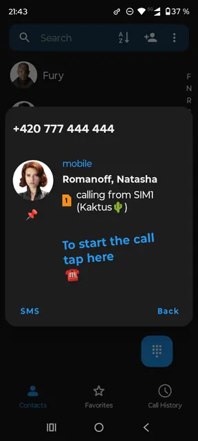 Screenshot 4 von Phone (cz.mts)