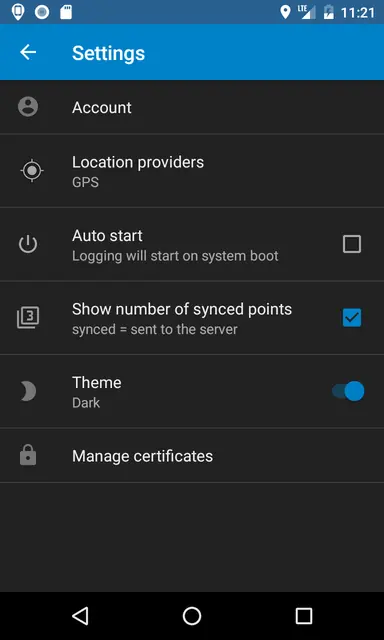 Screenshot 3 of PhoneTrack