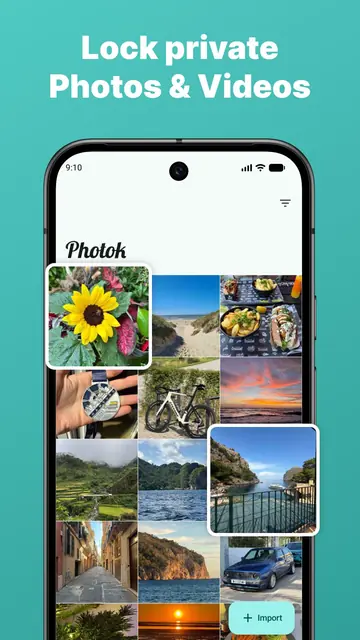 Screenshot 1 von Photok - Secure Photo Vault