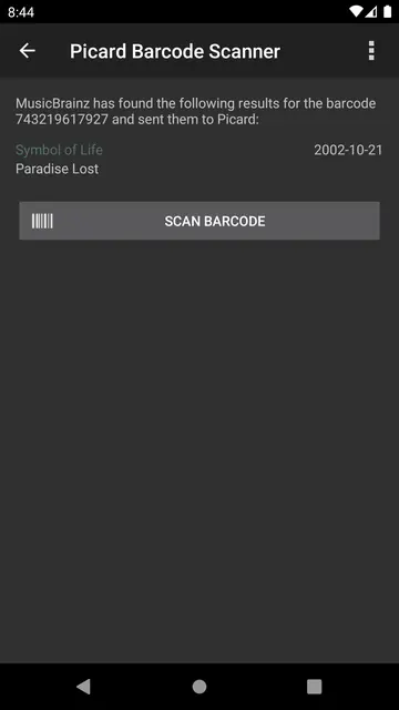 Screenshot 3 von Picard Barcode Scanner