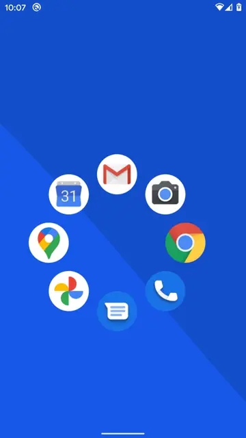 Screenshot 1 von Pie Launcher