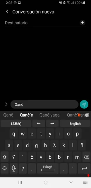 Screenshot 3 of Pilagá for AnySoftKeyboard