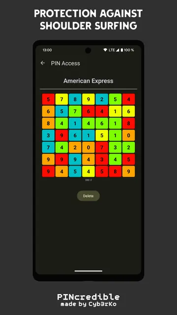 Screenshot 3 von PINcredible - Secure PIN vault
