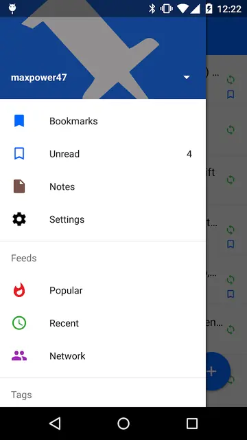 Screenshot 1 von PinDroid