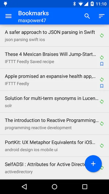 Screenshot 2 von PinDroid