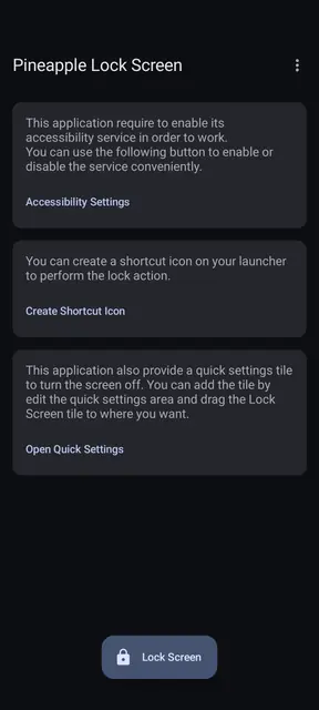 Screenshot 1 von Pineapple Lock Screen (OSS)