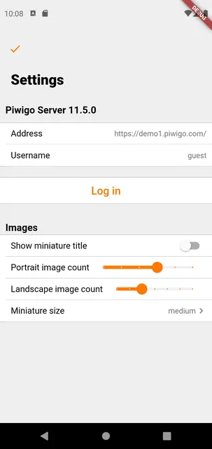 Screenshot 4 of Piwigo NG