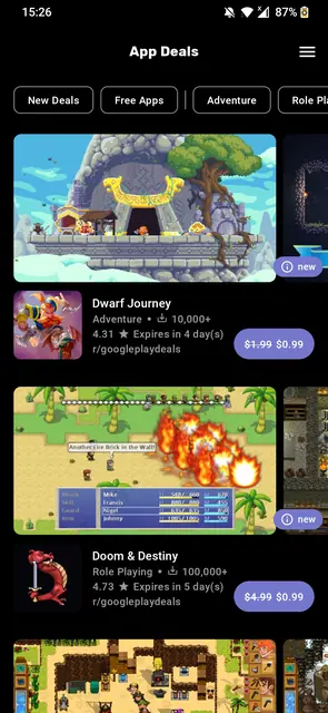Screenshot 1 of Play Deals
