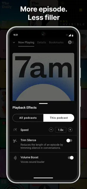 Screenshot 4 von Pocket Casts