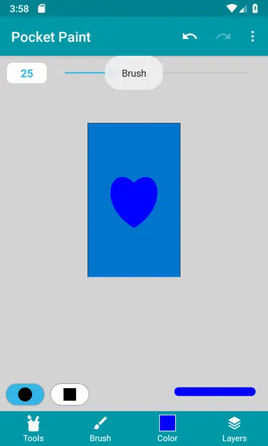 Screenshot 1 of Pocket Paint