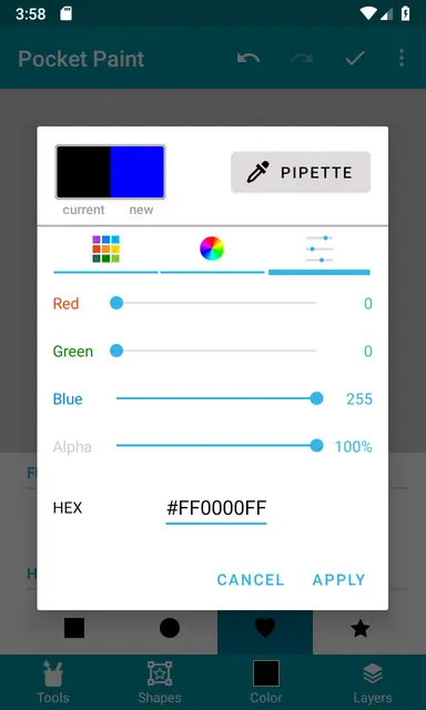 Screenshot 3 of Pocket Paint
