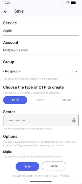 Screenshot 3 von Pocket2FA