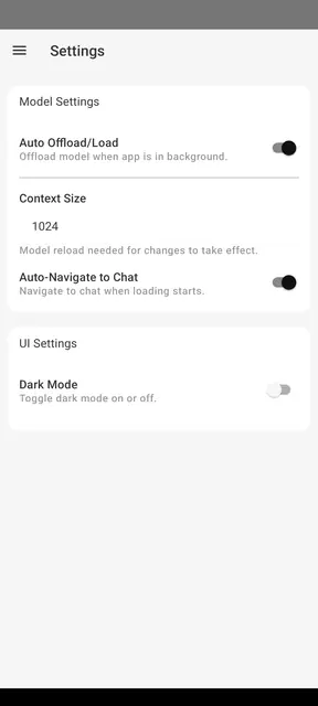 Screenshot 1 von PocketPal