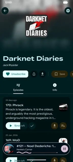 Screenshot 2 von podium (Podcasts)