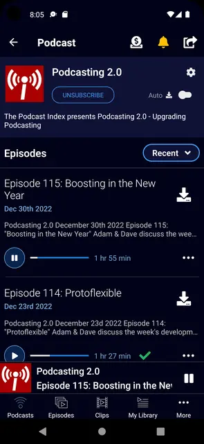 Screenshot 2 of Podverse
