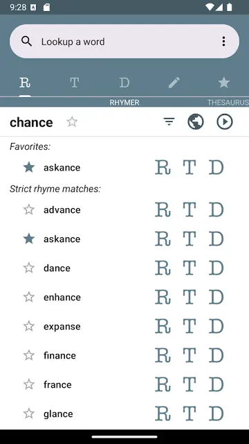 Screenshot 1 von Poet Assistant
