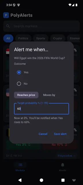 Screenshot 2 von PolyAlerts