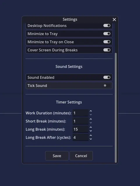 Screenshot 3 von Pomodorot