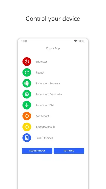 Screenshot 1 von Power App | Simple Power Menu [Root only]