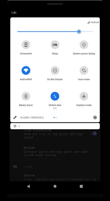 Screenshot 2 von Power Button Tile