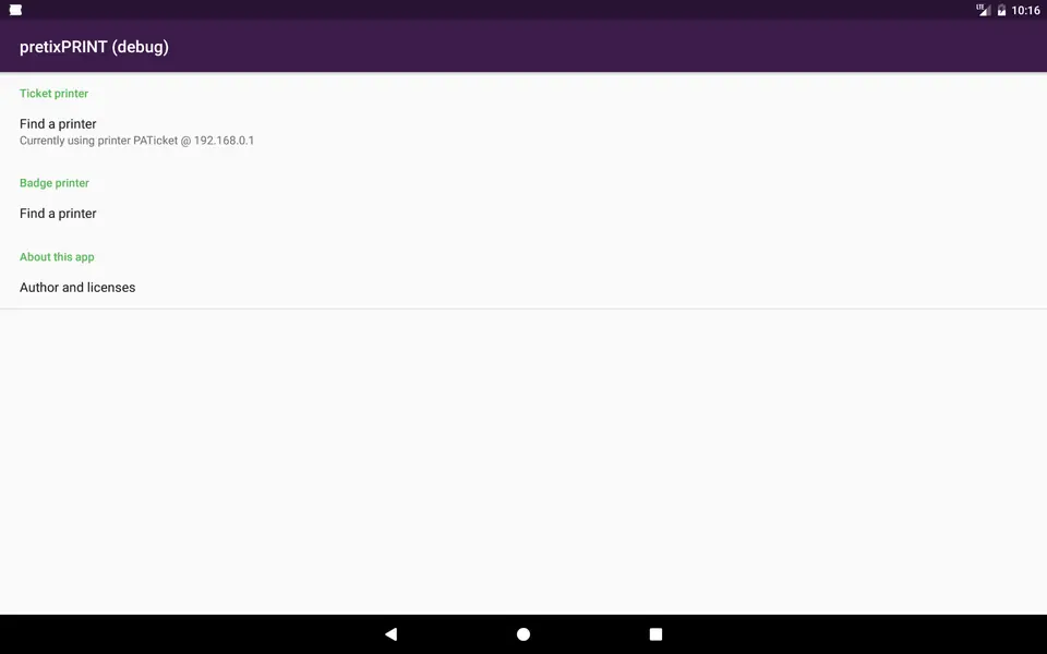 Screenshot 2 of pretixPRINT