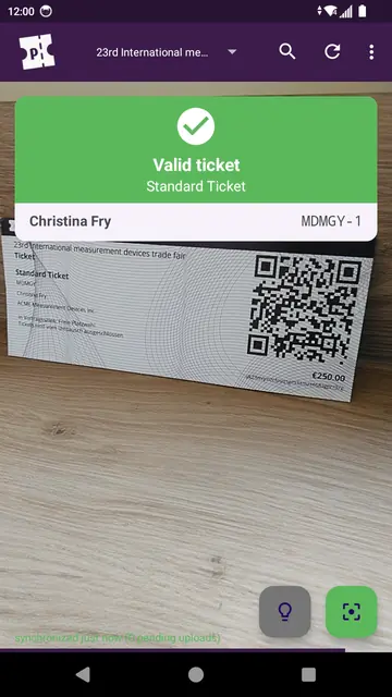 Screenshot 1 von pretixSCAN