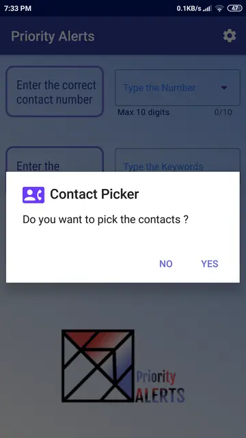Screenshot 2 of Priority Alerts