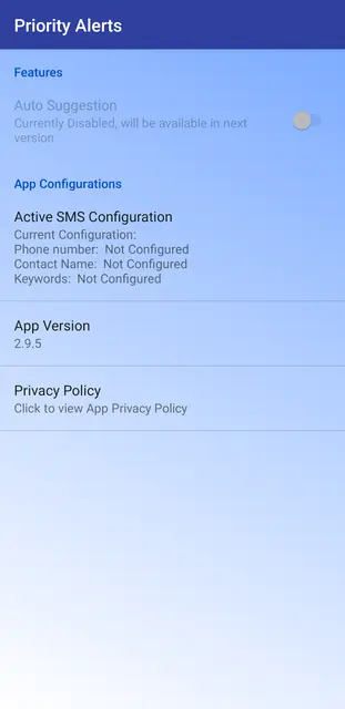 Screenshot 4 of Priority Alerts