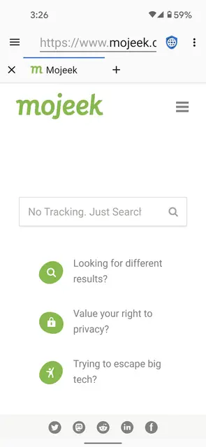 Screenshot 2 von Privacy Browser