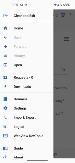 Screenshot 4 von Privacy Browser