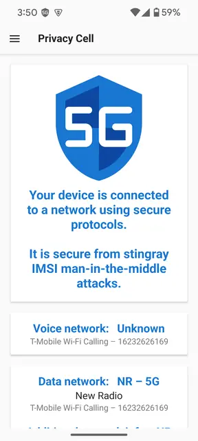 Screenshot 1 von Privacy Cell