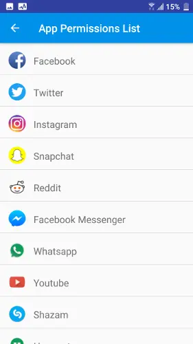 Screenshot 1 of Privacy Helper