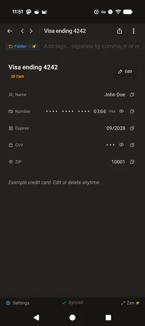 Screenshot 3 von PrivacyNotes