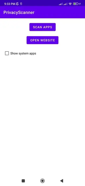 Screenshot 1 of PrivacyScanner