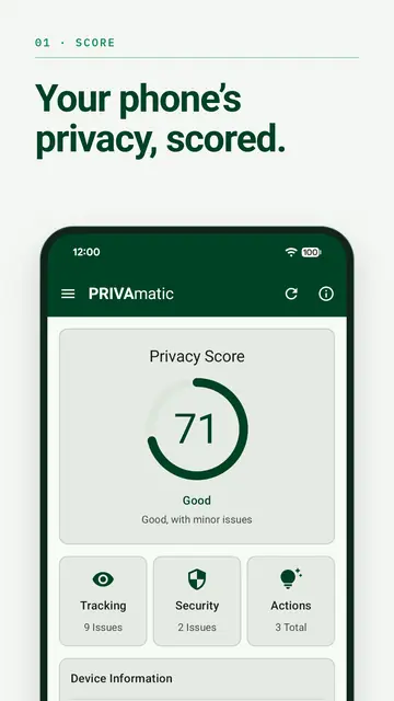 Screenshot 1 von Privamatic