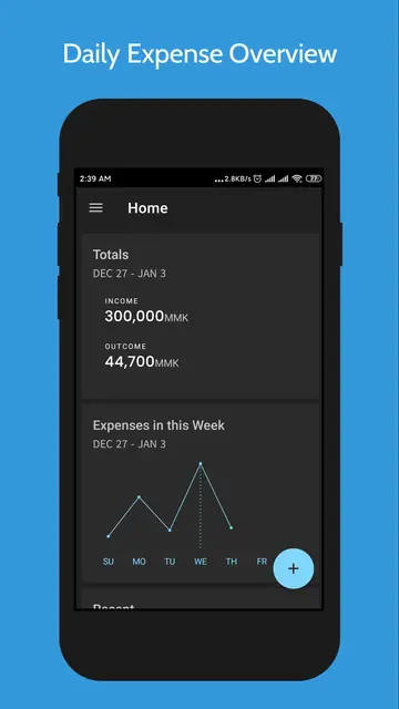 Screenshot 1 of Pro Expense - Daily Finance Tracker