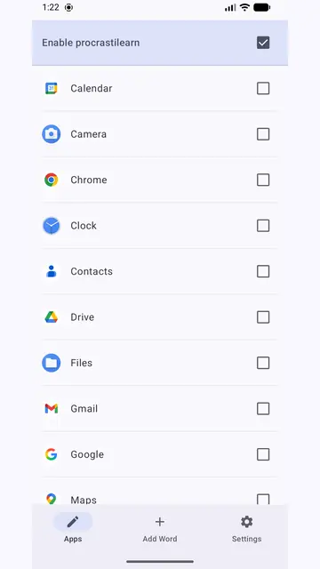 Screenshot 1 of ProcrastiLearn