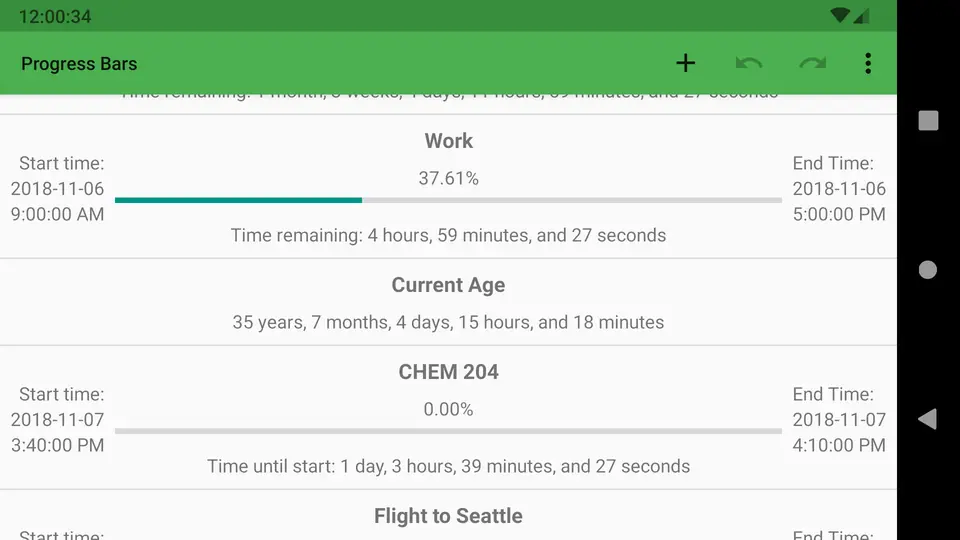 Screenshot 1 von ProgressBars