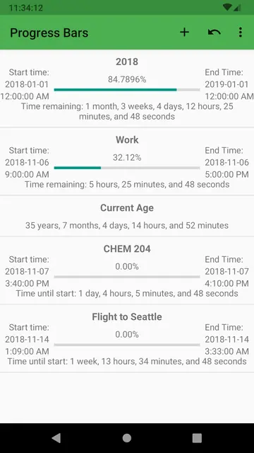 Screenshot 2 von ProgressBars