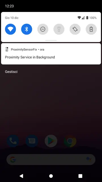 Screenshot 2 of ProximitySensorFix