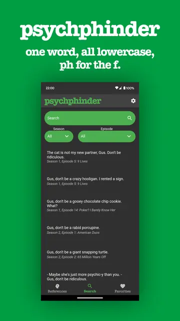 Screenshot 1 of psychphinder