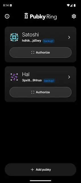 Screenshot 4 von Pubky Ring
