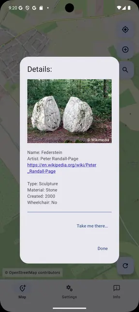 Screenshot 1 of PublicArtExplorer
