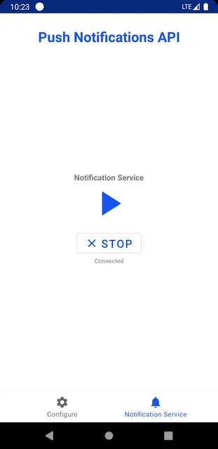 Screenshot 2 of Push Notifications API