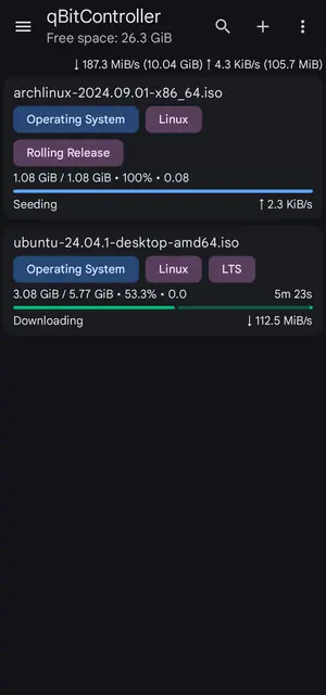 Screenshot 1 von qBitController