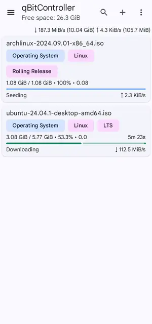 Screenshot 2 von qBitController