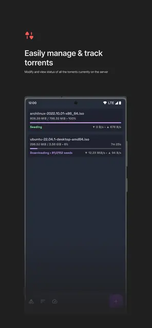 Screenshot 2 of qBittorrent Manager
