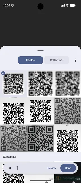 Screenshot 2 von QR Code Displayer